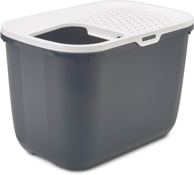 Savic Kattenbak Hop en blanc anthracite