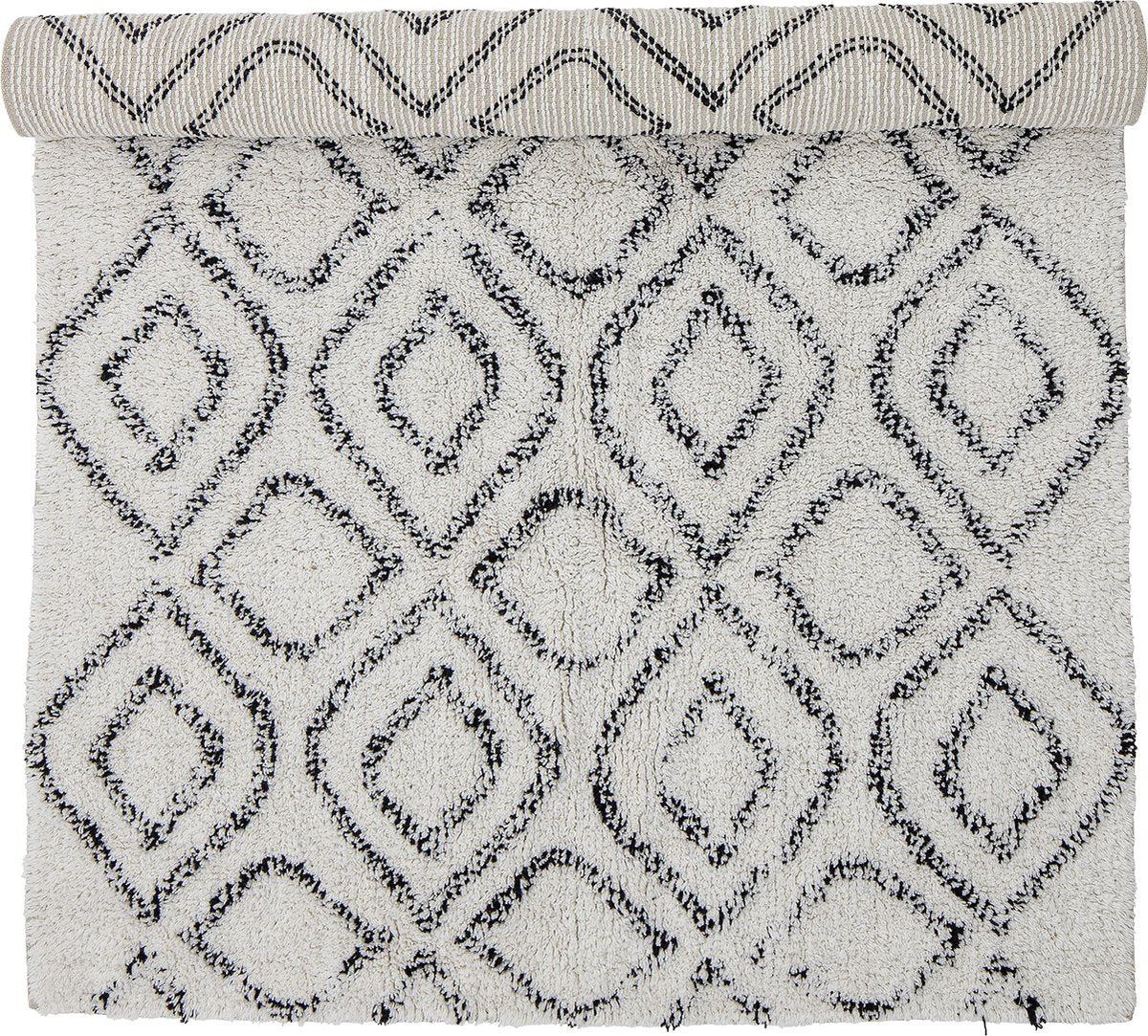 Bloomingville - tapis warda - beige - laine