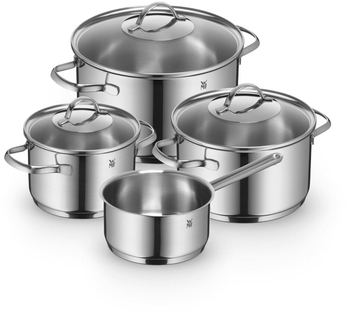 Wmf provence plus - set de casseroles - 4 pièces - inox - induction - ergonomique