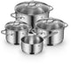Wmf provence plus - set de casseroles - 4 pièces - inox - induction - ergonomique