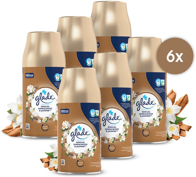 Glade recharge automatique spray sensuel bois de santal jasmin