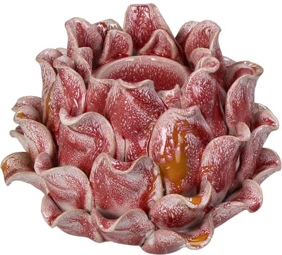 Bougeoir collection Hd grès 14,5x14,5x10,5cm