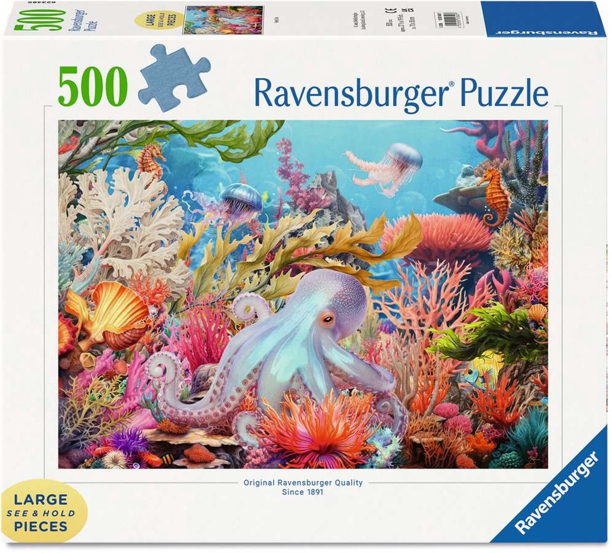 Ravensburger puzzle vie récifale - 500 xl pcs.