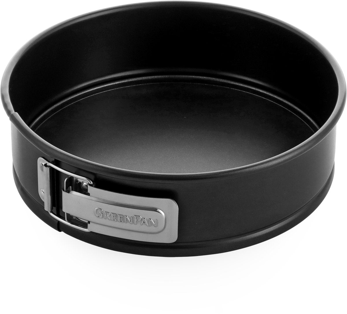 Moule à cake bistro Greenpan - 24 cm - revêtement antiadhésif sans PFA - moule en céramique - passe au four jusqu'à 230°c - rond - noir