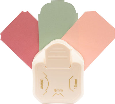 Vaessen creative • Perforatrice d'angle pour étiquettes 3 en 1 8-15-20 mm