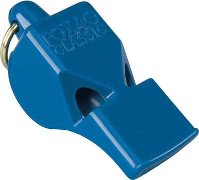 Sifflet d'arbitre classique Fox 40 avec cordon - bleu