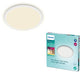 Philips LED Plafonnier de salle de bain super fin Philips - blanc - rond - 18 W