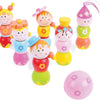 Bigjigs Bowling en bois princesses, 7dlg.