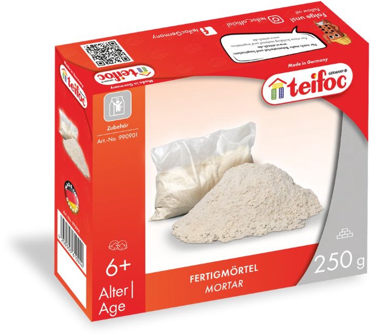 Mortier de ciment hydrosoluble Teifoc ® – 250 grammes