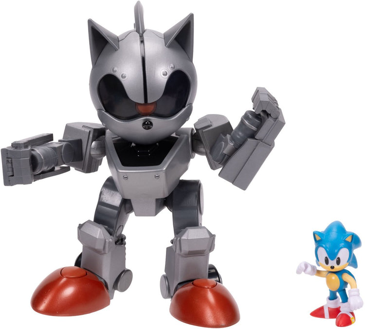 Jakks sonic - jeu de jeu géant mecha sonic vs sonic