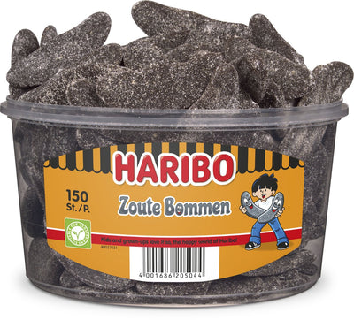 Bombes salées à la réglisse Haribo (150 pièces)