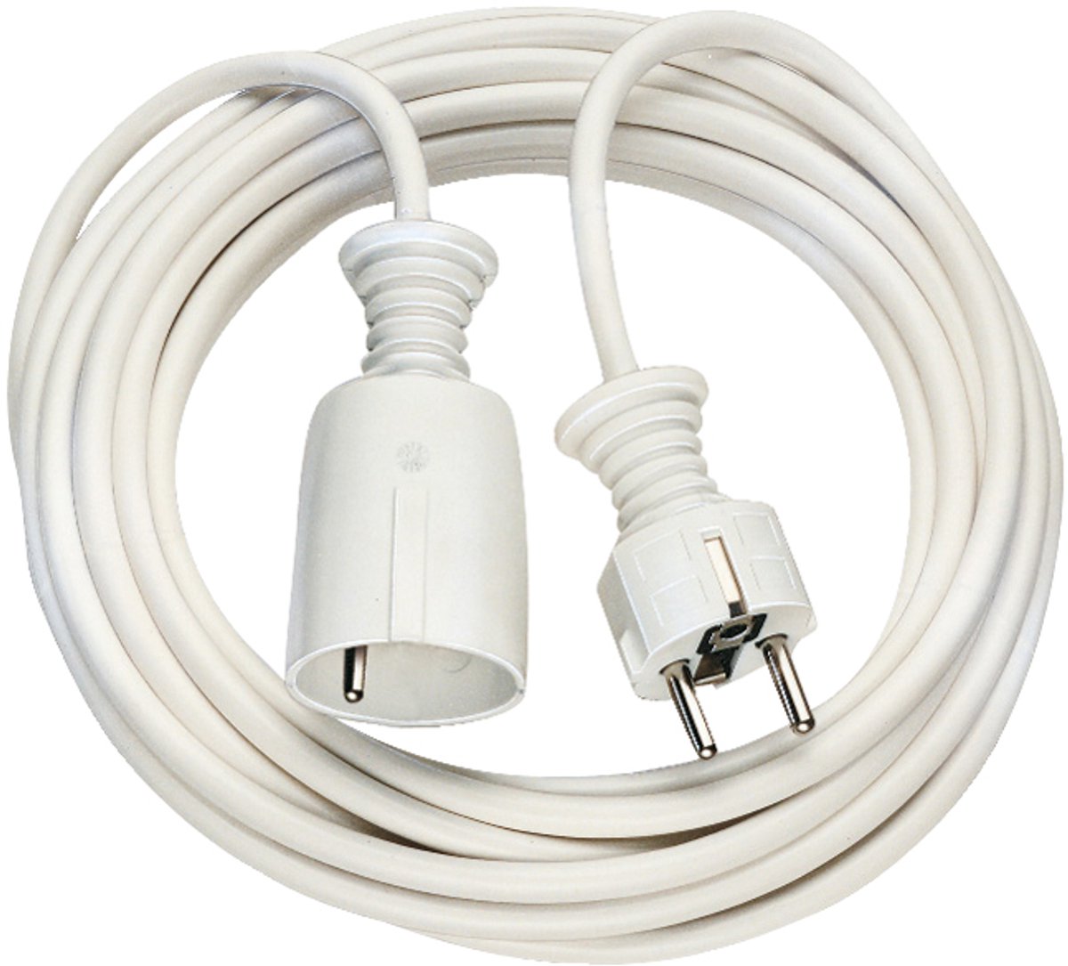 Rallonge en plastique de qualité Brennerstuhl | 3m | blanc | h05vv-f 3g1.5 fr - 1168434