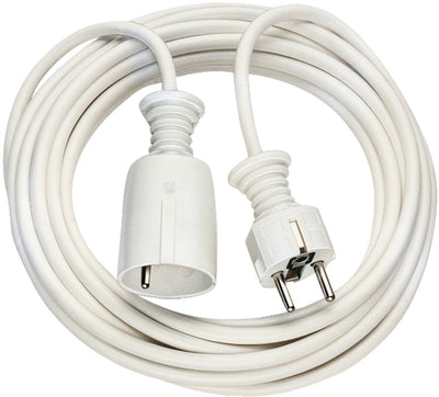 Rallonge en plastique de qualité Brennerstuhl | 3m | blanc | h05vv-f 3g1.5 fr - 1168434