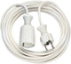 Rallonge en plastique de qualité Brennerstuhl | 3m | blanc | h05vv-f 3g1.5 fr - 1168434
