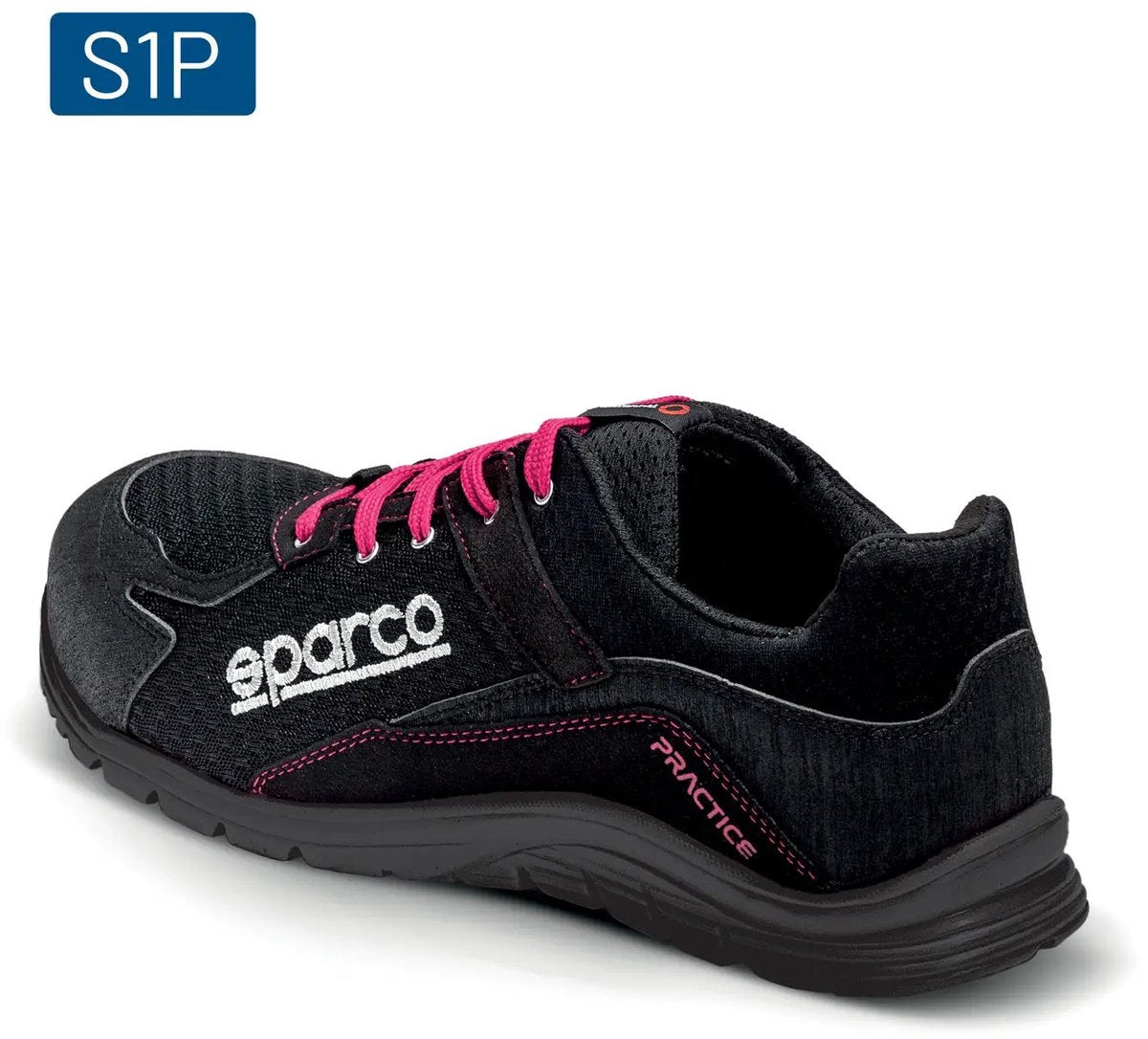 Chaussures de sécurité Sparco pratique noir rose