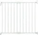 Barrière à vis métallique Munchkin - Barrière d'escalier avec perçage - Barrière de sécurité avec fixation murale - 64,5 à 102 cm - réglable en haut et en bas - blanc