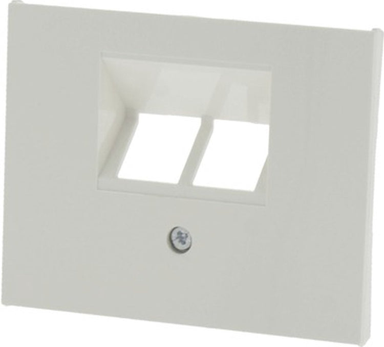 La plaque de recouvrement Berker k1 est 2x blanc polaire à 8 broches