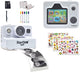 Lexibook starcam® print classic, pack appareil photo avec imprimante instantanée, carte SD et kit de personnalisation photo