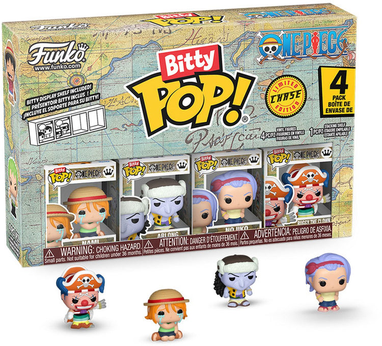 Funko one piece nami (bitty pop !) figurines en vinyle (lot de 4) pop unisexe ! - neutre - standard