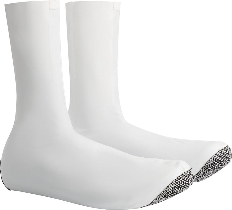 Bbb cycling raceflex couvre-chaussures sans fermeture éclair - aérodynamiques, coupe-vent et imperméables - couvre-chaussures de cyclisme - blanc - taille 47 48 - bws-29
