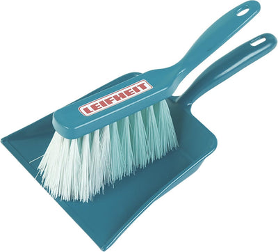 Klein Toys Leifheit Ensemble de balayeuse 2 pièces - pelle et pelle à poussière - 12x56x3 cm - plastique de haute qualité - vert