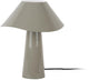 Lampe de table Leitmotiv ameno - gris foncé - ø28cm - scandinave