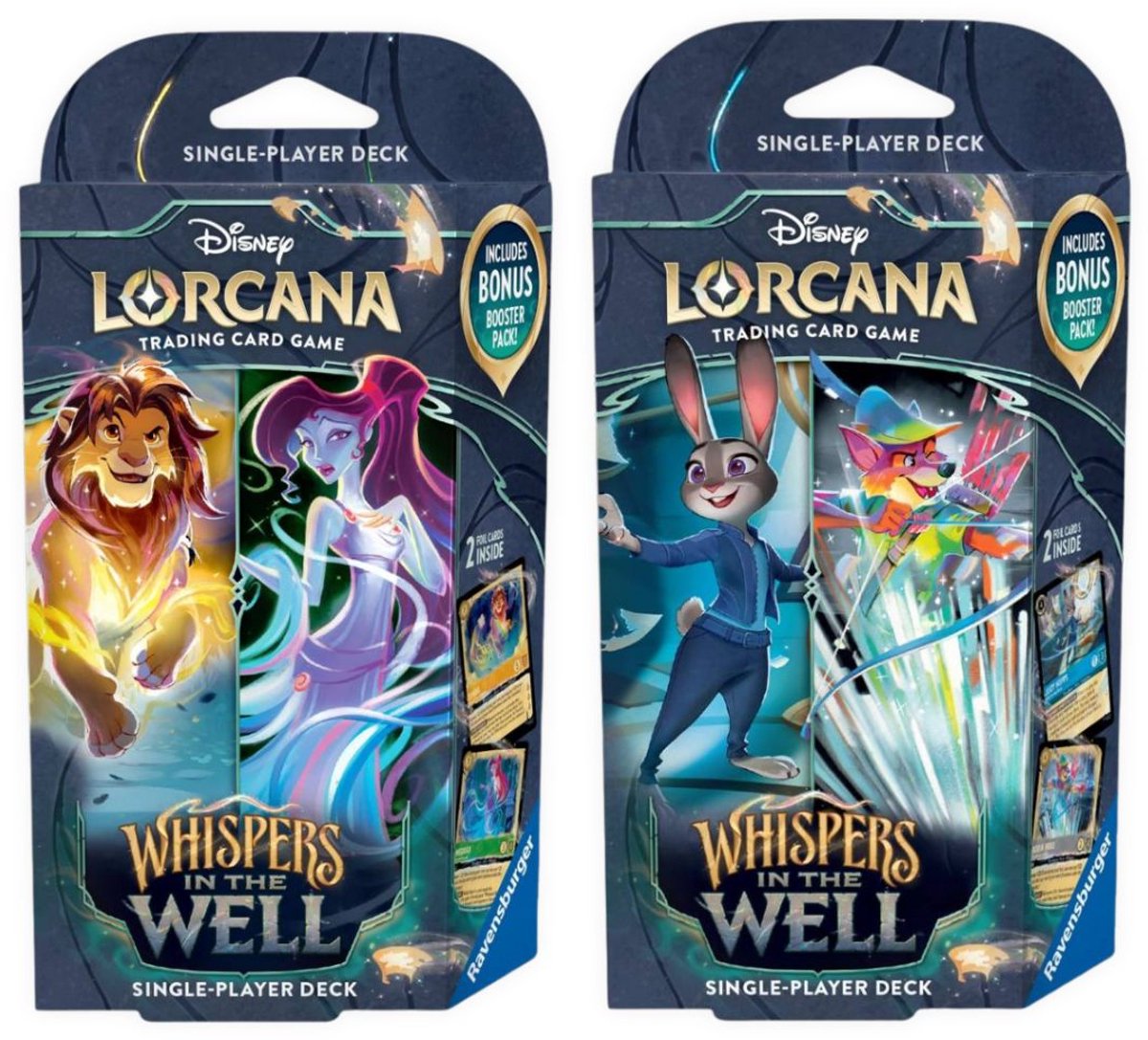 Disney Lorcana TCG – Whispers in the Well Solo Deck – Jeu de cartes à collectionner – à partir de 8 ans