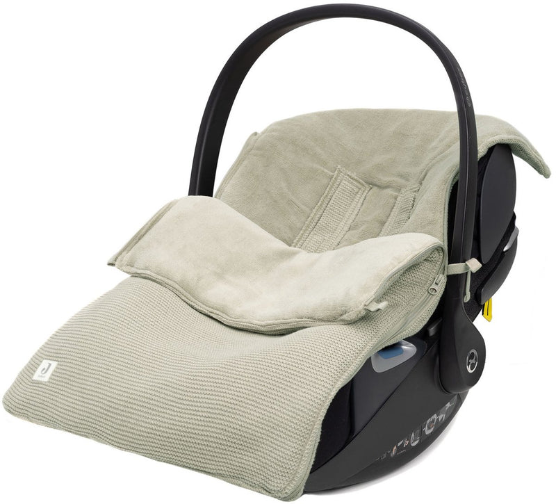 Chancelière Jollein groupe 0+ 3 tricot basique 5 points vert olive