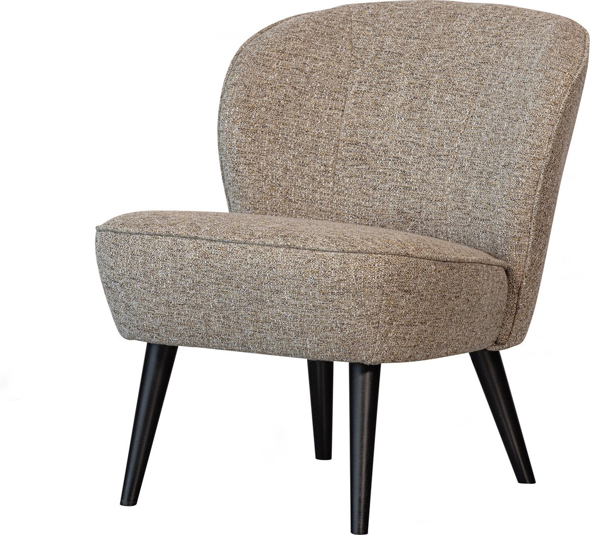 Fauteuil Woood Sara - polyester - naturel - 71x59x70