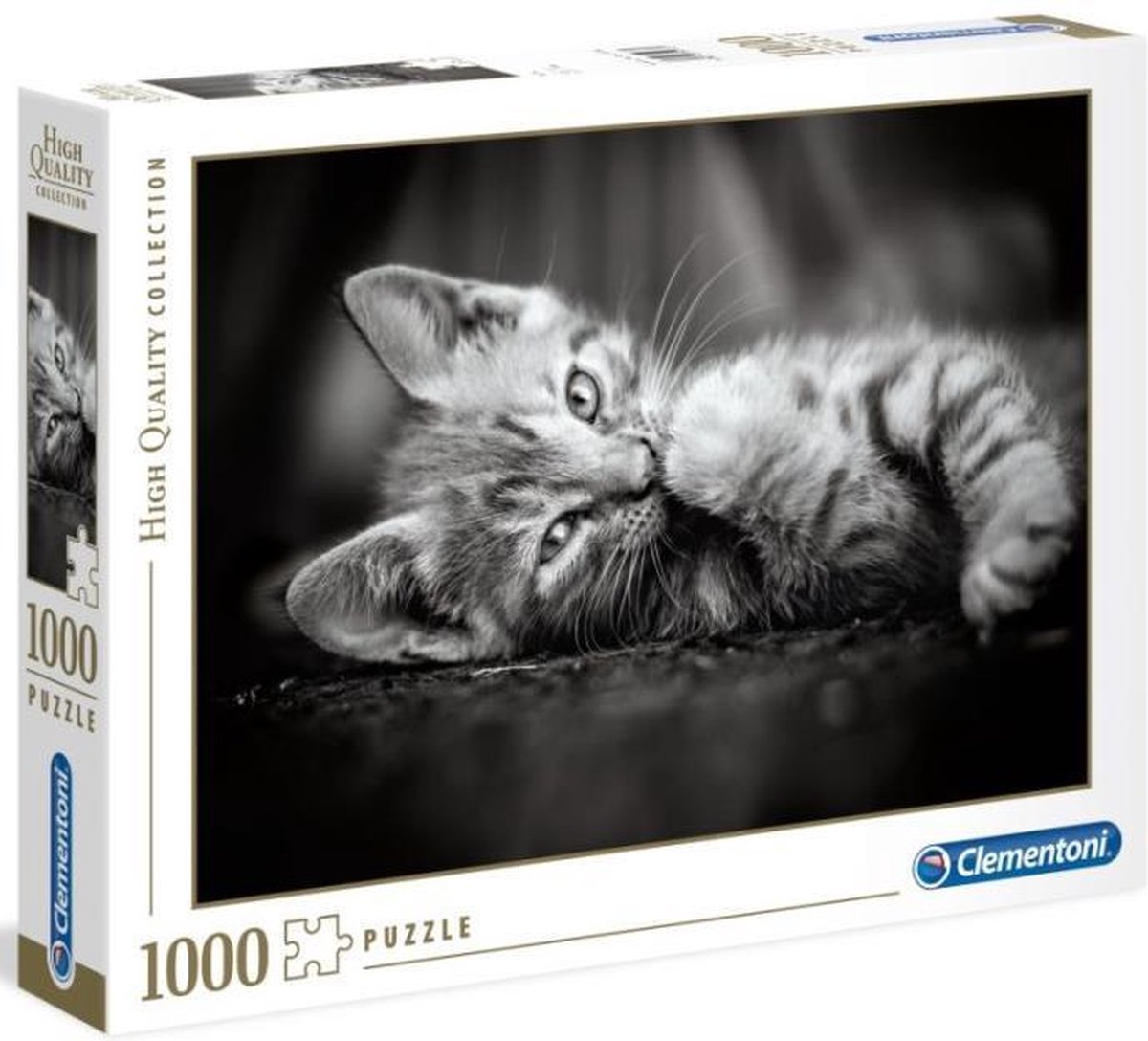 Clementoni - puzzle - 1000 pièces - chaton - puzzle pour adultes - collection de haute qualité