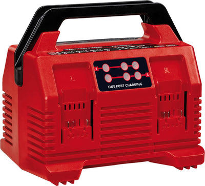 Chargeur Einhell quattro - power x-change - 18 v - capacité de charge : 4a - charge parallèle de 2x2 batteries - mode rafraîchissement - convient à toutes les batteries power x-change