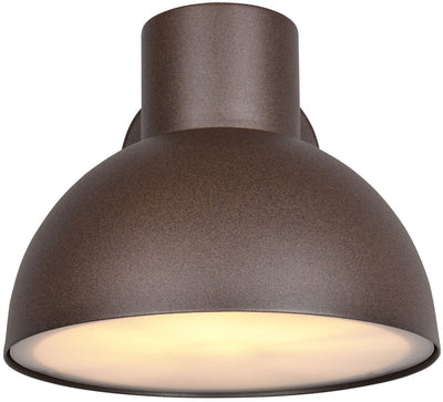 Trio elbe - applique - couleur rouille - excl. 1x e27 4,9 w - montage mural - éclairage extérieur - ip44