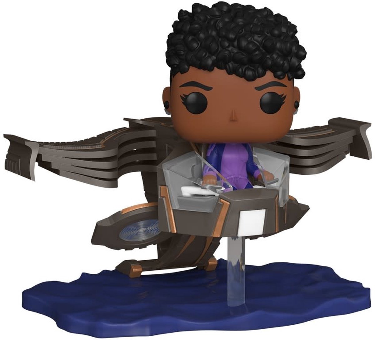 Funko-pop ! merveille : panthère noire wakanda pour toujours - shuri dans le tour sunbird #110