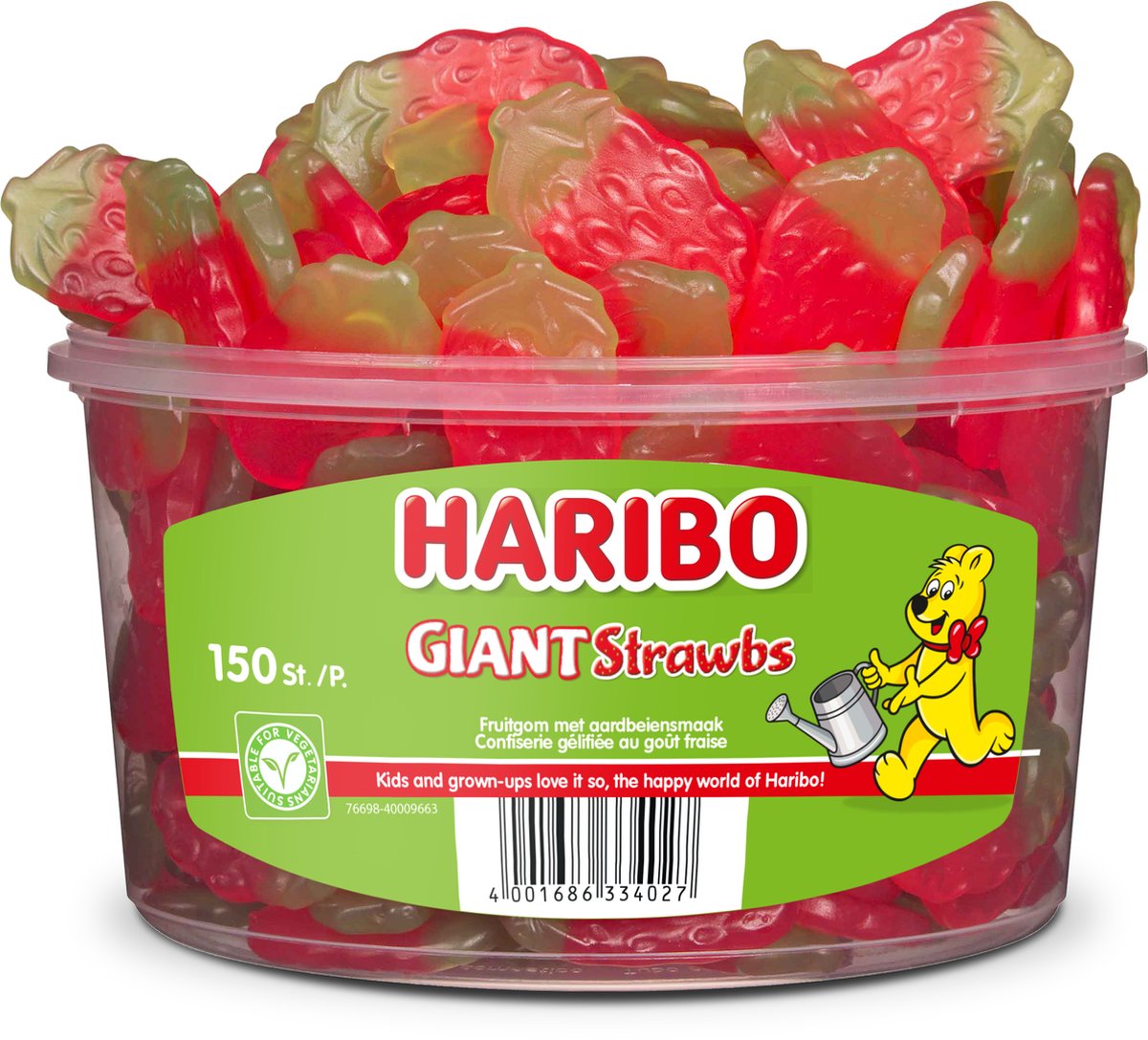 Fraises Haribo (150 pièces)