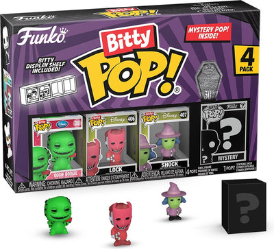 Funko le cauchemar avant Noël - Bitty Pop ! 4pack boogie boogie figurine de collection 2,5 cm - multicolore