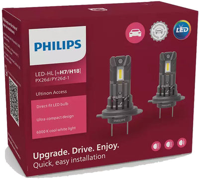Philips H7 H18 Kit de phares LED Access 16W PX26D PY26D-1 12V