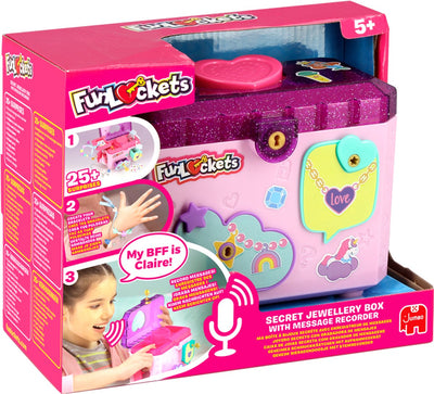 Boîte à bijoux secrète et enregistreur de messages Funlockets