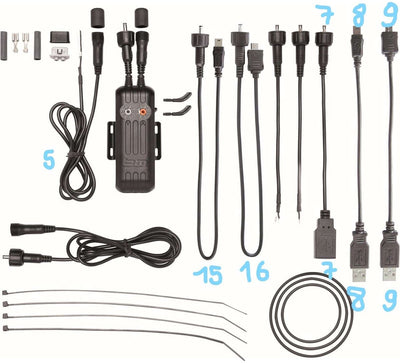 Busch + müller câble e-work nr 7 round à usb-a