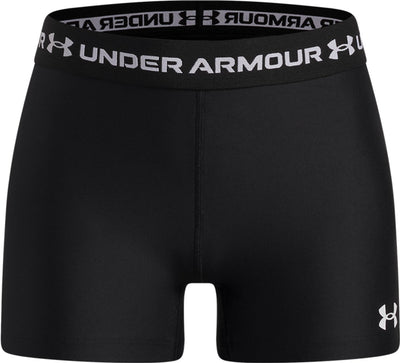 Under Armour Heatgear Shorty-blk Pantalon de sport pour filles - noir - blanc