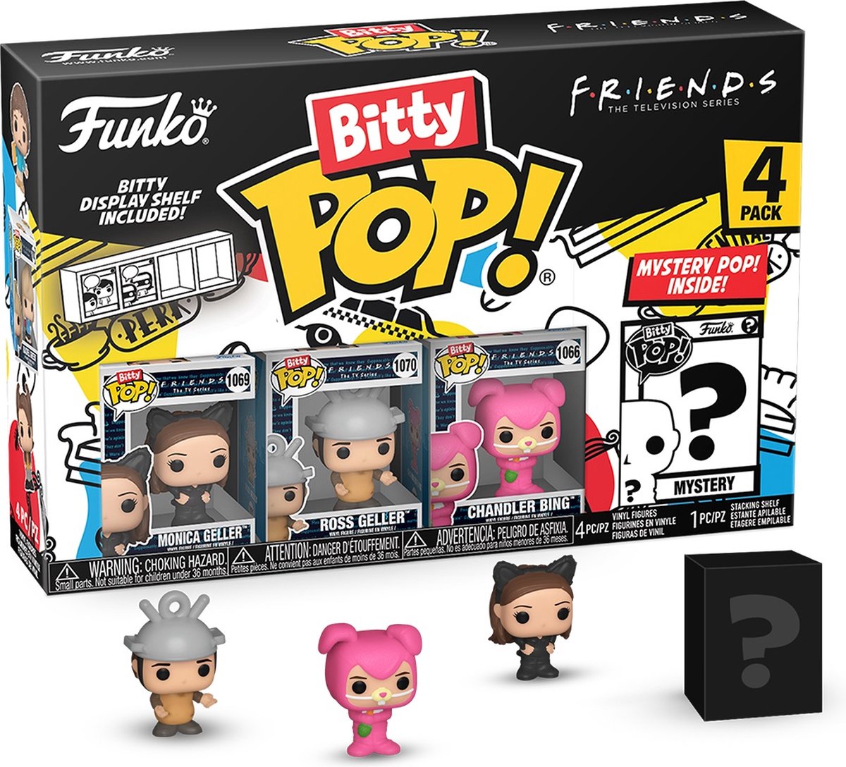 Funko-pop ! amis - bitty pop 4 pack 2,5 cm - monica en catwoman