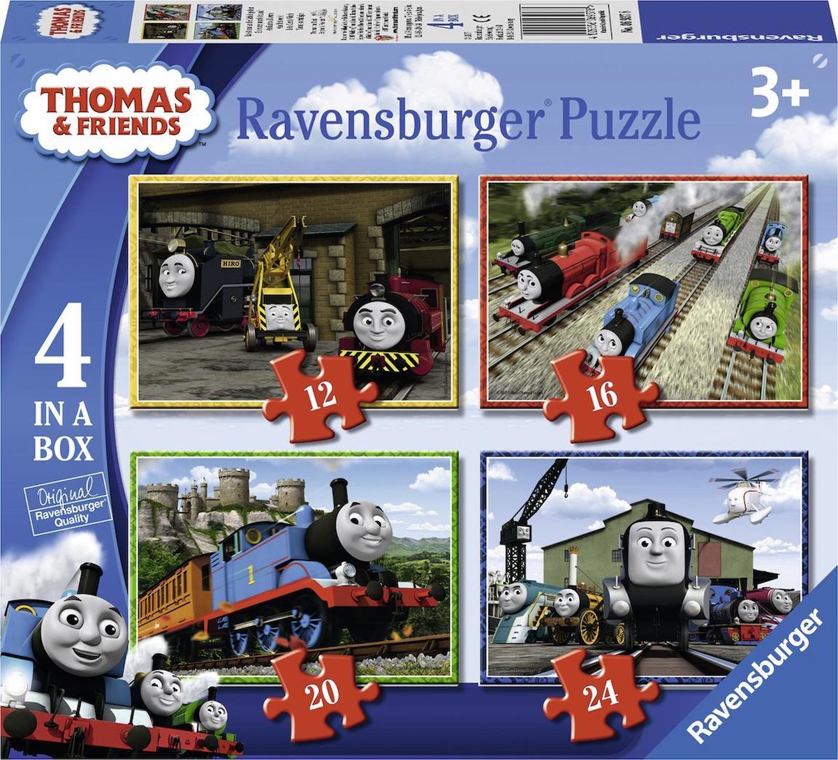 Ravensburger Thomas Friends Puzzle 4en1box - 12+16+20+24 pièces - Puzzle pour enfants