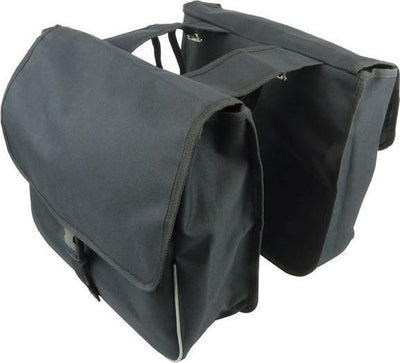 Dresco Basic Shopper Double Bicycle Bag 26 litres nylon noir