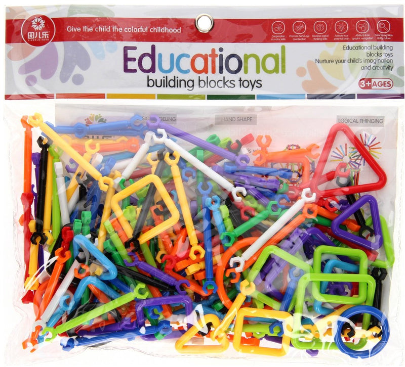 Jeu de construction tiges de construction, 173 pièces.