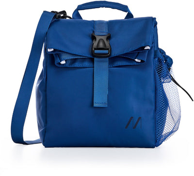 Sac isotherme Muitomas 15 litres - isolation thermique - un compartiment central - poche latérale pour bouteille - bandoulière réglable - bleu