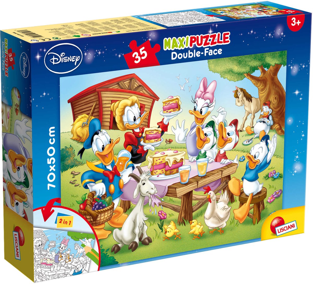 Lisciani Disney puzzle df maxi étage 35 mickey