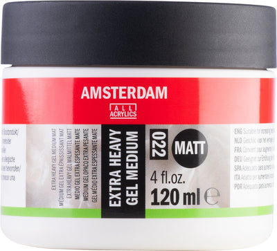 Amsterdam tous acryliques amsterdam • gel extra épais médium mat 022 mini 120ml