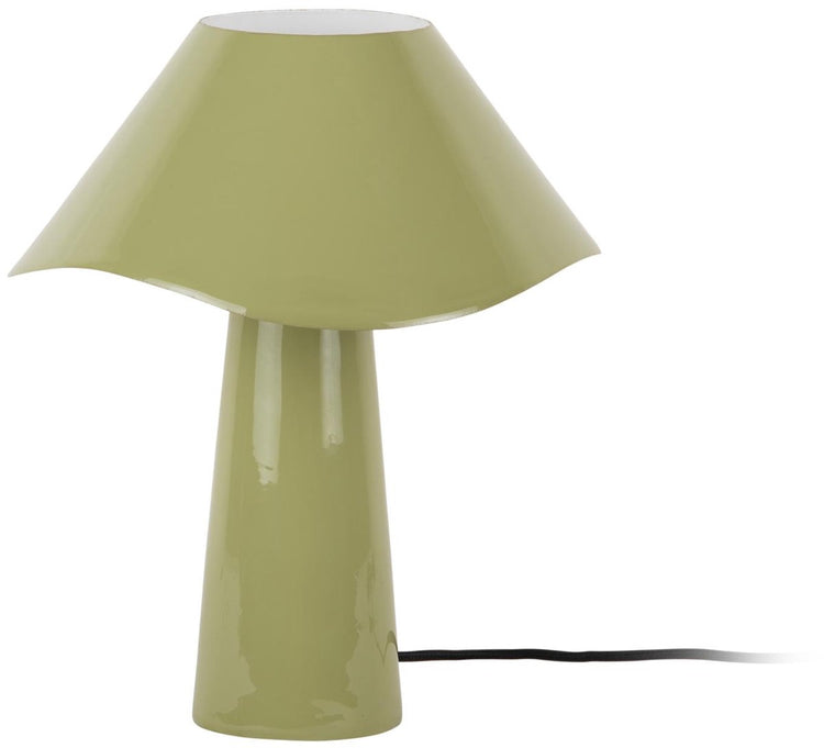 Lampe de table Leitmotiv ameno - vert thé - ø28cm - scandinave