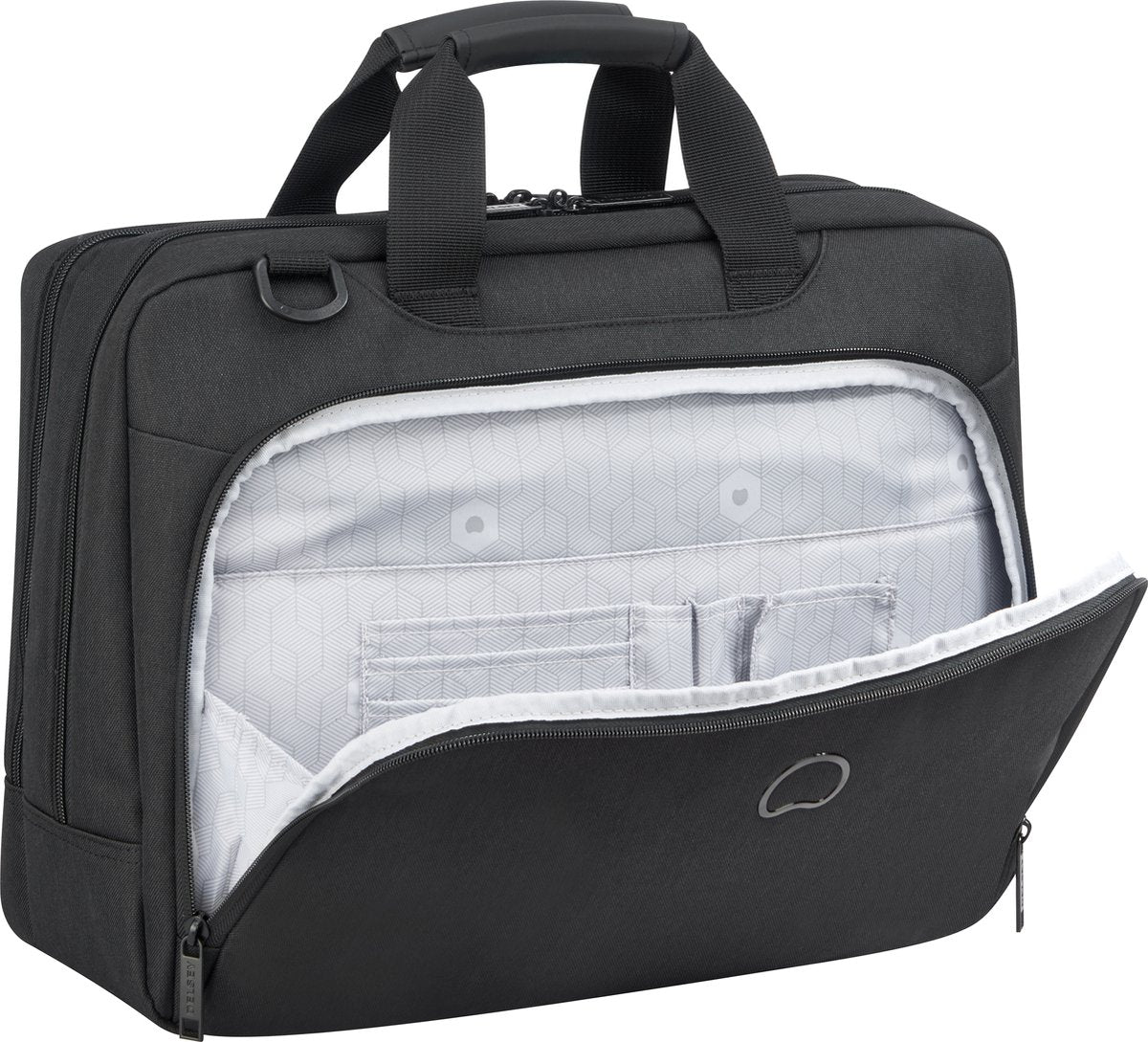 Sac bandoulière Delsey esplanade - compartiment ordinateur 15,6 pouces - noir
