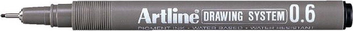 Stylo à dessin technique Artline 0,6 mm noir - étui a