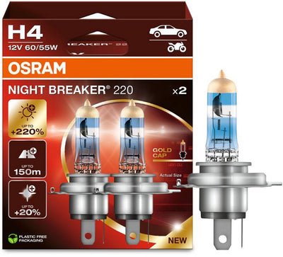 Lampe Osram 12v h4 60 55w disjoncteur nuit 220